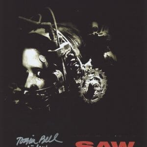 Tobin Bell "Saw" AUTOGRAPH Signed 'Jigsaw' 12x18 Poster Photo C ACOA