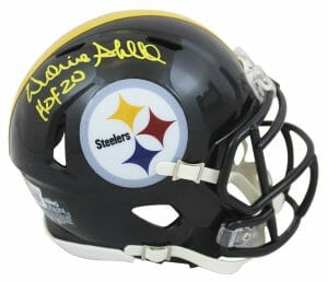 STEELERS DONNIE SHELL “HOF 2020” AUTHENTIC SIGNED SPEED MINI HELMET BAS WITNESS COLLECTIBLE MEMORABILIA