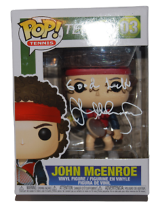 JOHN MCENROE signed (TENNIS) autographed Funko Pop #03 BECKETT BAS BF87178
