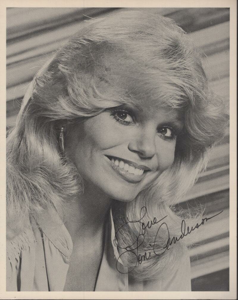 LONI ANDERSON FAMOUS ACTRESS SIGNED AUTOGRAPHED 8X10 PHOTO W/ COA ...