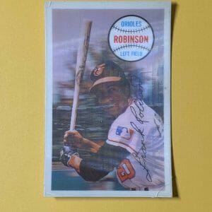 1970 KELLOGGS 3-D SUPERSTARS FRANK ROBINSON #15 ORIOLES HOF