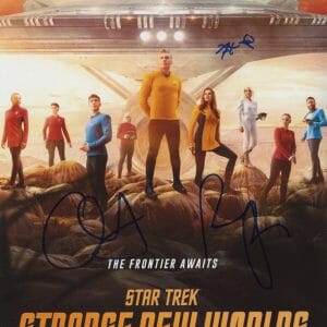 "Star Trek: Strange New Worlds" SIGNED 8x12 Photo -Rebecca Romijn, Bruce Horak+1