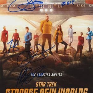 "Star Trek: Strange New Worlds" SIGNED 8x12 Photo - Celia Rose Gooding, Babs +3