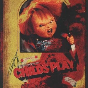 Brad Dourif "Child's Play" AUTOGRAPH Signed 'Chucky' 11x17 Poster Photo ACOA