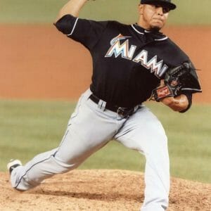 A.J. RAMOS MIAMI MARLINS SIGNED AUTOGRAPHED 8X10 PHOTO W/COA