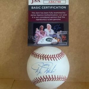 DARREN DAULTON PHILADELPHIA PHILLIES SIGNED AUTOGRAPHED N.L. BASEBALL JSA AB8278