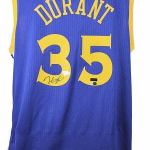 Warriors Kevin Durant Signed Blue Adidas Swingman Jersey Fanatics COA #A310387