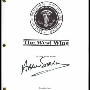 Aaron Sorkin "The West Wing" AUTOGRAPH Signed 'In This White House' Script ACOA
