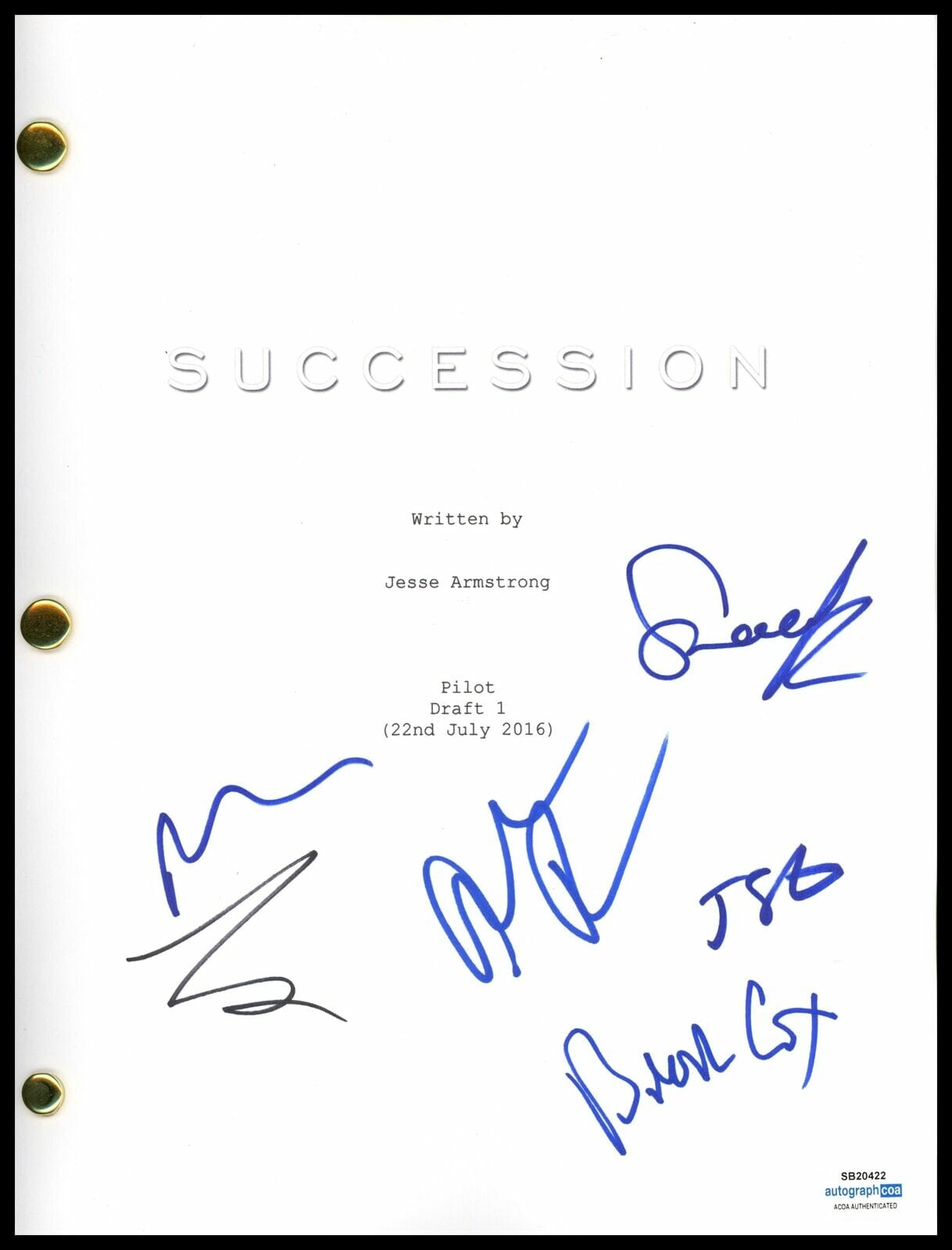 Brian Cox JSA Signed Autograph Photo 8 x 10 Succession 