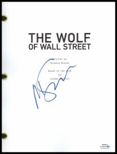MARTIN SCORSESE “THE WOLF OF WALL STREET” AUTOGRAPH SIGNED SCRIPT SCREENPLAY COLLECTIBLE MEMORABILIA