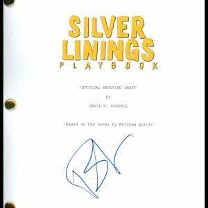 Bradley Cooper "Silver Linings Playbook" AUTOGRAPH Signed Script Screenplay ACOA