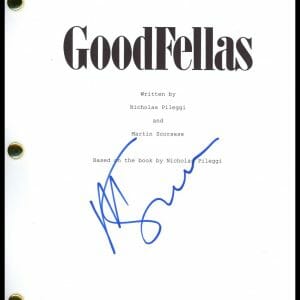 Martin Scorsese "Goodfellas" AUTOGRAPH Signed Complete Script Screenplay ACOA