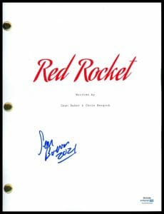 SEAN BAKER “RED ROCKET” AUTOGRAPH SIGNED FULL COMPLETE SCRIPT SCREENPLAY ACOA COLLECTIBLE MEMORABILIA