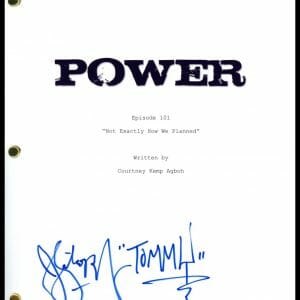 Joseph Sikora "Power" AUTOGRAPH Signed 'Tommy Egan' Pilot Episode Script ACOA
