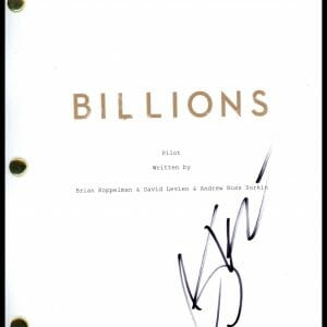 Corey Stoll "Billions" AUTOGRAPH Signed Complete Full Pilot Episode Script ACOA