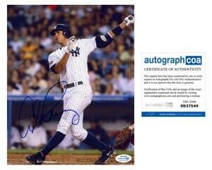 Alex Rodriguez AUTOGRAPH Signed New York Yankees 8x10 Photo ACOA