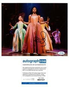 Renee Elise Goldsberry "Hamilton" AUTOGRAPH Signed 'Angelica' 8x10 Photo D ACOA