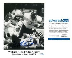 William 'The Refrigerator' Perry AUTOGRAPH Signed Chicago Bears 8x10 Photo C
