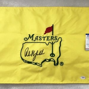 Phil Mickelson Signed Masters Flag Undated Golf Pin Flag JSA COA