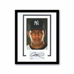 Alex Rodriguez AUTOGRAPH Signed New York Yankees Framed 11x14 Photo Display ACOA