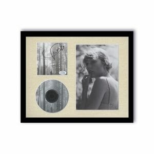 Taylor Swift "Folklore" AUTOGRAPH Signed Custom Framed CD 11x14 Display C ACOA