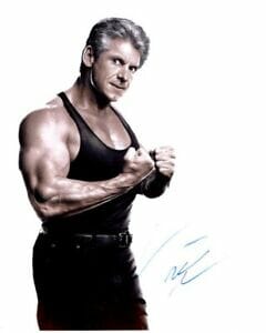 VINCE MCMAHON Signed 8x10 WWE Photo w/ Hologram COA