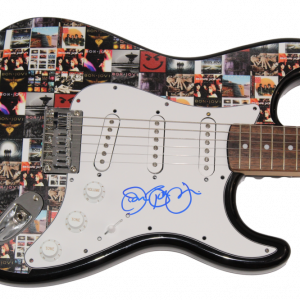 JON BON JOVI SIGNED AUTOGRAPH CUSTOM FENDER ELECTRIC GUITAR - RARE W/ JSA COA
