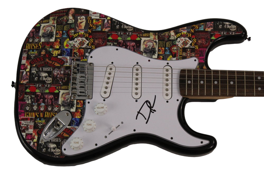 DUFF MCKAGAN SIGNED AUTOGRAPH CUSTOM 1/1 FENDER GUITAR GUNS N' ROSES W ...