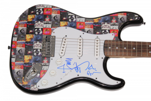 TREY ANASTASIO MIKE PAGE SIGNED AUTOGRAPH 1/1 FENDER ELECTRIC GUITAR PHISH JSA COLLECTIBLE MEMORABILIA