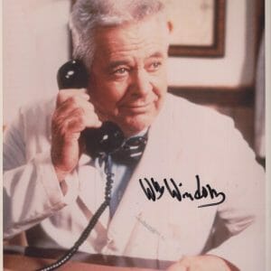 WILLIAM WINDOM ACTOR SIGNED AUTOGRAPHED 8X10 PHOTO W/ COA