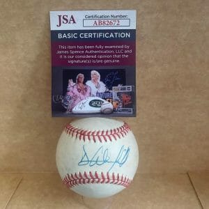 DAVE WINFIELD SAN DIEGO PADRES SIGNED VINTAGE N.L. BASEBALL JSA AB82672