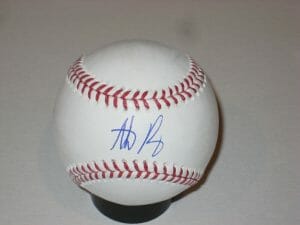 ANTHONY RIZZO (CUBS, YANKEES) SIGNED OFFICIAL MLB BASEBALL AND MLB AUTHENTICATED COLLECTIBLE MEMORABILIA