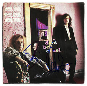 Zander & Tom Petersson Signed Don't Be Cruel 45 RPM Album Cover BAS #BF88173