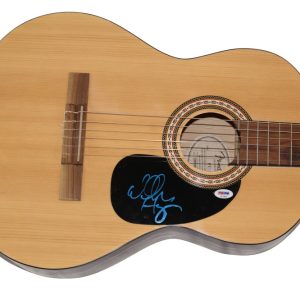 WALKER HAYES SIGNED AUTOGRAPH FULL SIZE FENDER ACOUSTIC GUITAR COUNTRY STUD PSA