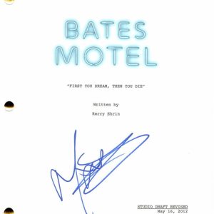 MAX THIERIOT SIGNED AUTOGRAPH BATES MOTEL FULL PILOT SCRIPT - SEAL TEAM STUD