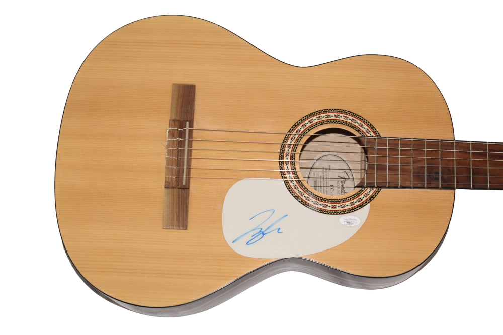 TYLER HUBBARD SIGNED AUTOGRAPH FULL SIZE FENDER ACOUSTIC GUITAR W/ JSA ...