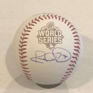 ALDALBERTO RAUL MONDESI Signed Official 2015 WORLD SERIES Baseball Beckett (BAS)