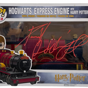DANIEL RADCLIFFE SIGNED HARRY POTTER FUNKO FIGURE HOGWARTS EXPRESS AUTOGRAPH BAS