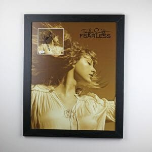 Taylor Swift "Fearless" AUTOGRAPH Signed Custom Framed 16x20 Matted Display ACOA