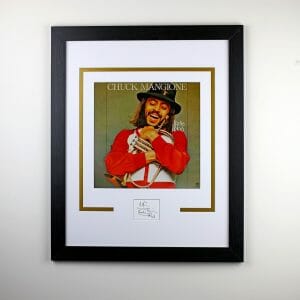 Chuck Mangione "Feels So Good" AUTOGRAPH Signed Jazz Framed 16x20 Display ACOA