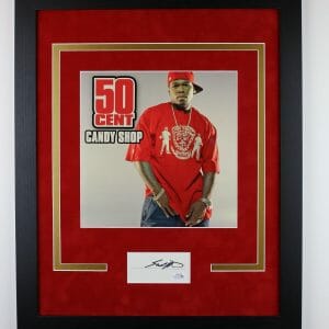 50 Cent "Candy Shop" AUTOGRAPH Signed Photo Framed 16x20 Matted Display ACOA