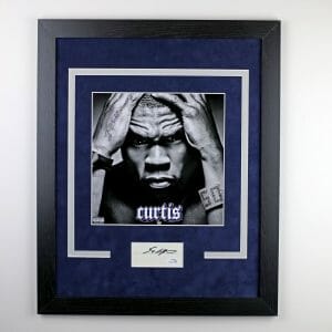 50 Cent "Curtis" AUTOGRAPH Signed Photo Custom Framed 16x20 Matted Display ACOA