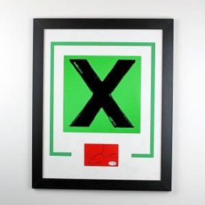 Ed Sheeran "Multiply" X AUTOGRAPH Signed Custom Framed 16x20 Matted Display ACOA