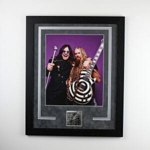 Zakk Wylde AUTOGRAPH Signed Custom Framed 16x20 Matted Photo Display ACOA