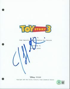 JEFF GARLIN AUTHENTIC SIGNED 8.5×11 TOY STORY 3 SCRIPT COVER BAS #BF24151 COLLECTIBLE MEMORABILIA
