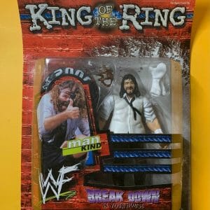 JAKKS PACIFIC WWF WWE MAN OF THE RING BREAK DOWN MANKIND ACTION FIGURE