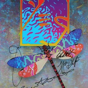 Yes (5) Anderson, Howe, Squire, White & +1 Signed 13x19 2000 Tour Poster BAS