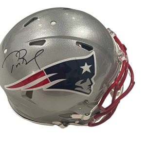 TOM BRADY SIGNED NEW ENGLAND PATRIOTS AUTOGRAPH SPEED AUTHENTIC FULL SIZE HELMET