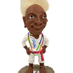 DENNIS HAYSBERT SIGNED JOBU FIGURE MAJOR LEAGUE AUTOGRAPH BECKETT WITNESS 1