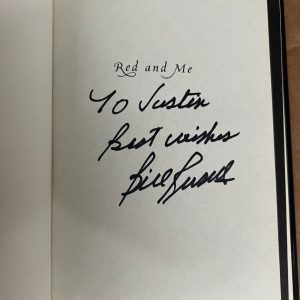 Bill Russell signed autographed book 1st Edition Red and Me Boston Celtics